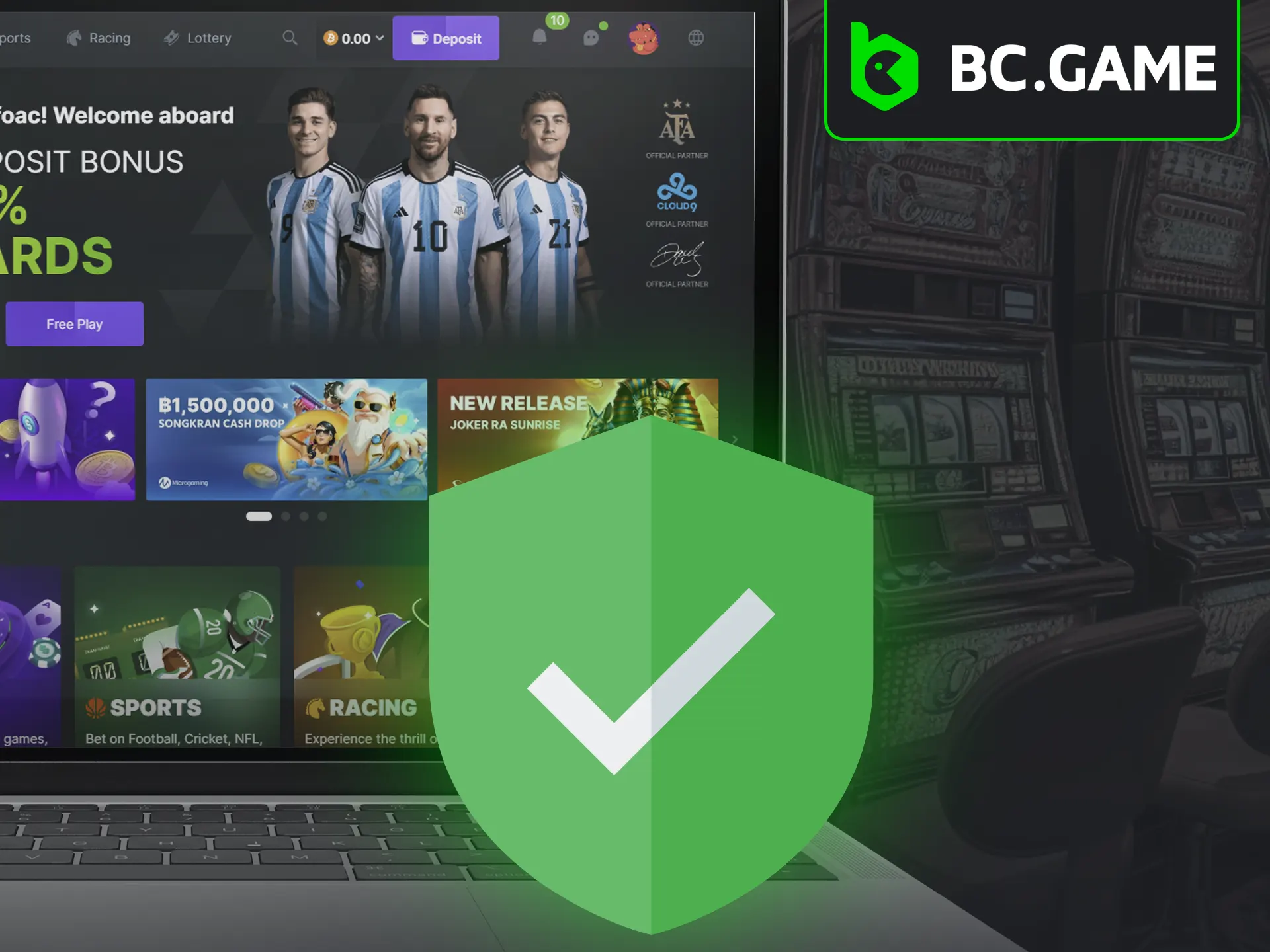 BC Game ensures safety and regulation for players.