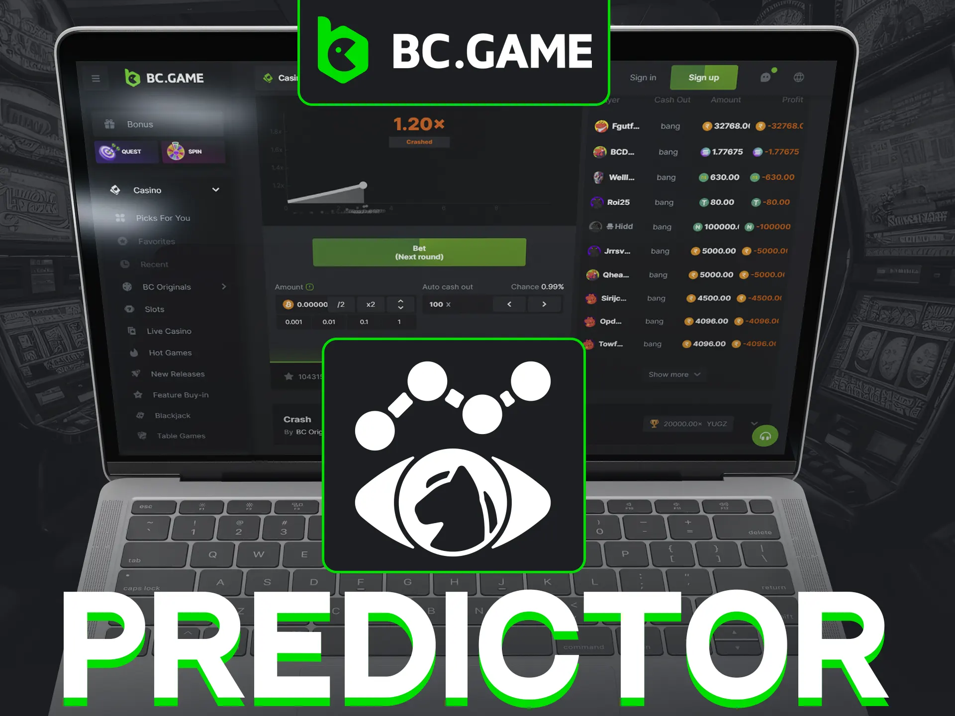 Avoid BC Game Crash predictors, outcomes are unpredictable.
