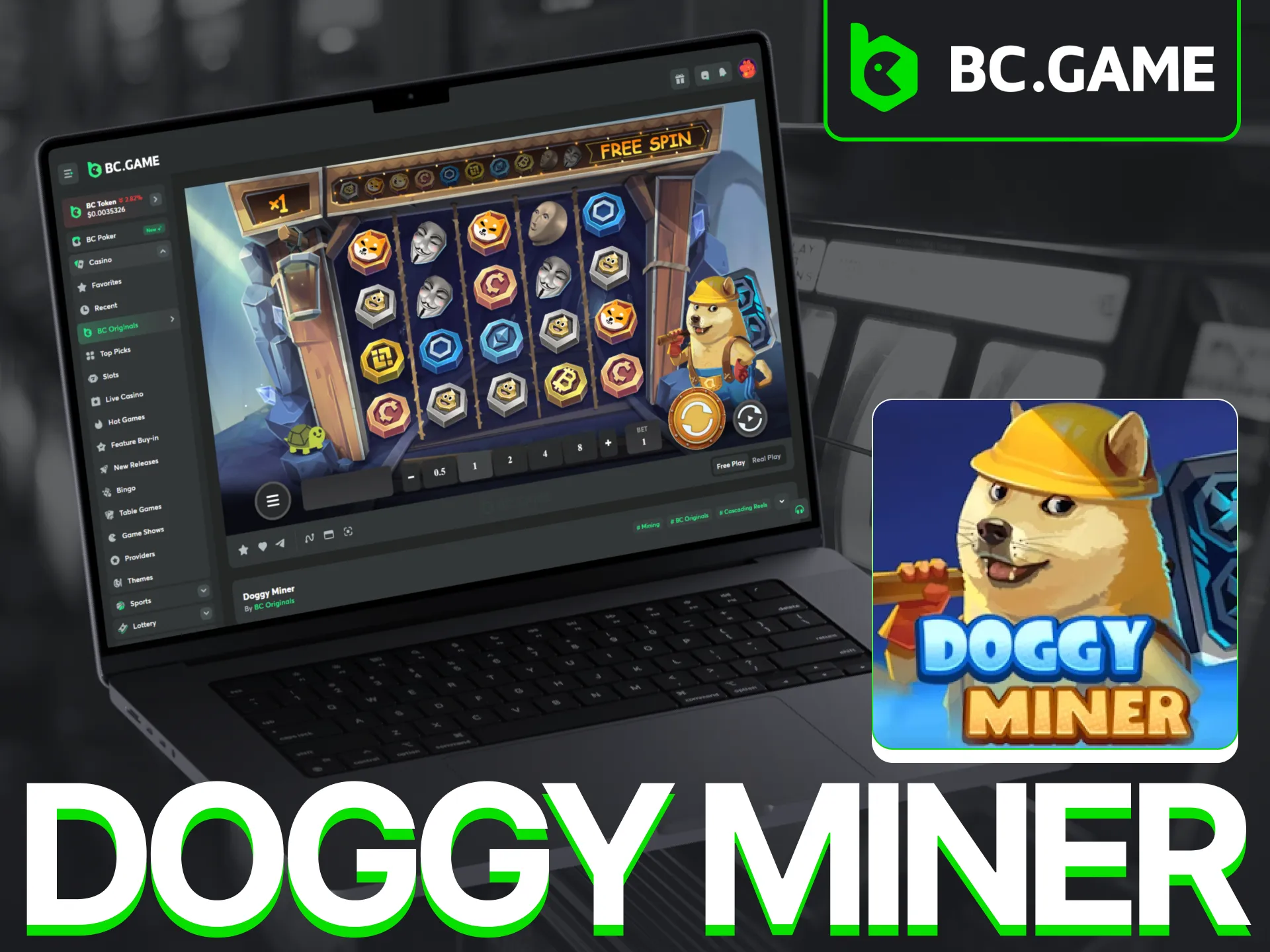 Doggy Miner is a delightful and rewarding experience on The BC Game Platform.