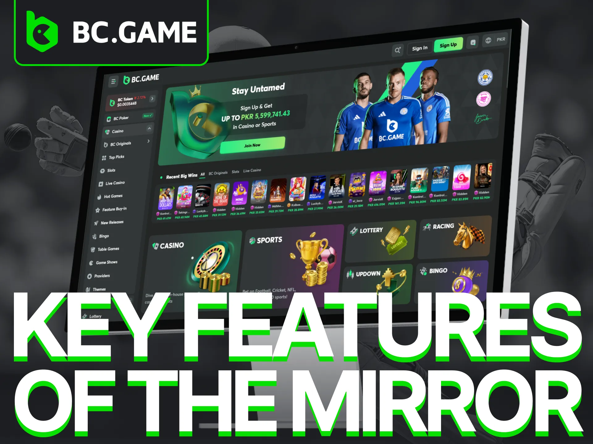 The variety of reasons for using the BC.Game mirror.